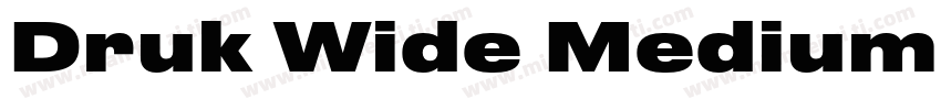 Druk Wide Medium Trial字体转换